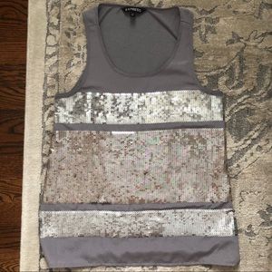 Express Tank Sequins Size XS